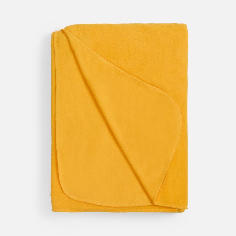 Флисовый плед Warm&Peace, желтый арт.7669.80