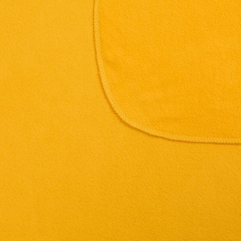 Флисовый плед Warm&Peace, желтый арт.7669.80