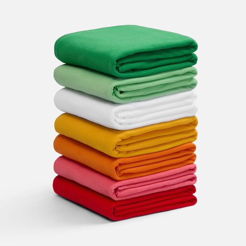 Флисовый плед Warm&Peace, желтый арт.7669.80