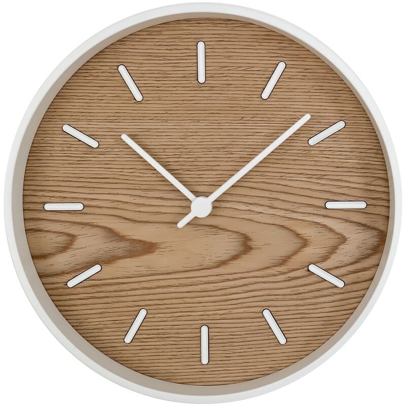 Часы настенные Kudo, беленый дуб арт.17118.16