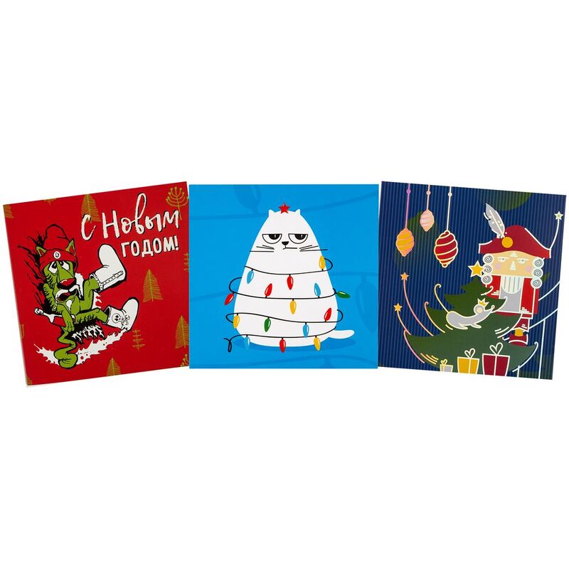 Набор Warmest Wishes: 3 открытки с конвертами арт.71945.02