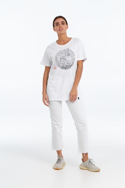 Футболка &laquo;Качели&raquo;, белая арт.71067.60