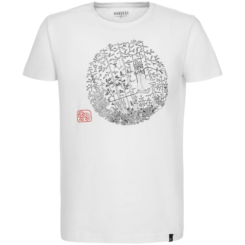 Футболка &laquo;Качели&raquo;, белая арт.71067.60