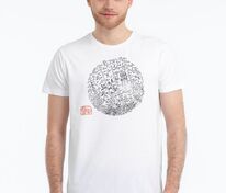 Футболка &laquo;Качели&raquo;, белая арт.71067.60