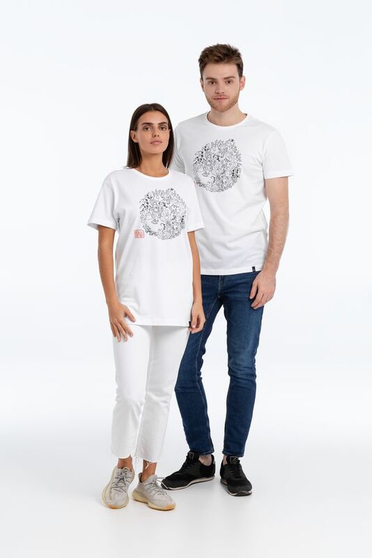 Футболка &laquo;Кавалер&raquo;, белая арт.71068.60