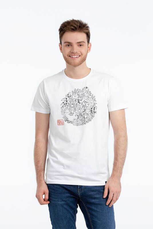 Футболка &laquo;Кавалер&raquo;, белая арт.71068.60