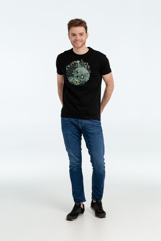 Футболка &laquo;Серенада&raquo;, черная арт.71069.30