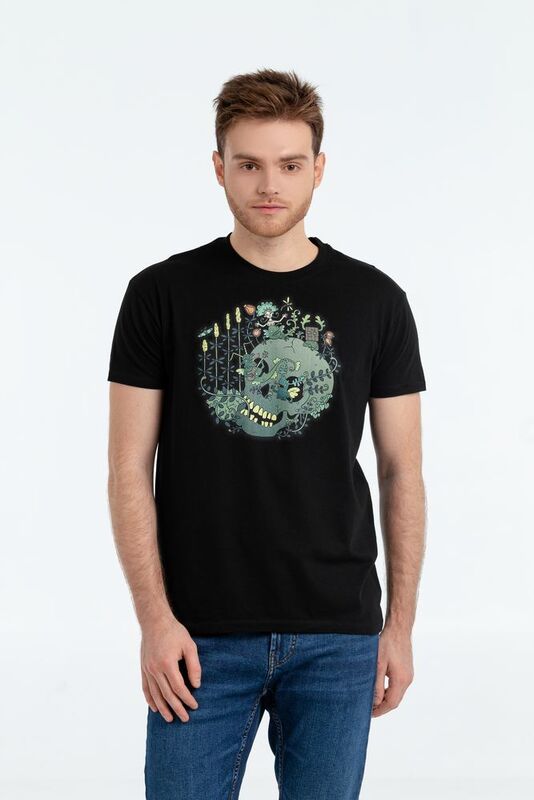 Футболка &laquo;Серенада&raquo;, черная арт.71069.30