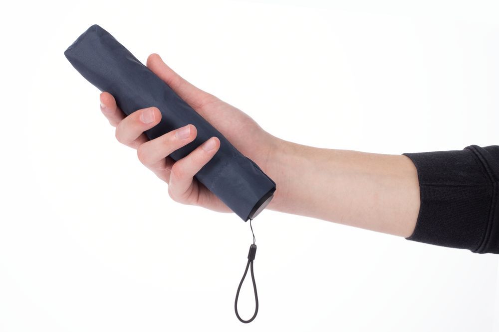 Зонт складной Luft Trek, темно-синий арт.15056.40