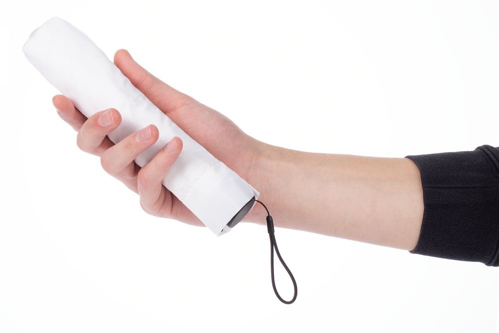 Зонт складной Luft Trek, белый арт.15056.60