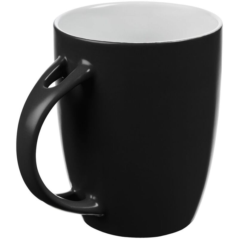 Кружка с ложкой Cheer Up, ver.2, черная арт.14665.30