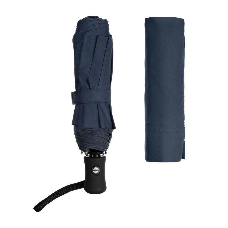 Зонт складной Monsoon, темно-синий арт.14518.43