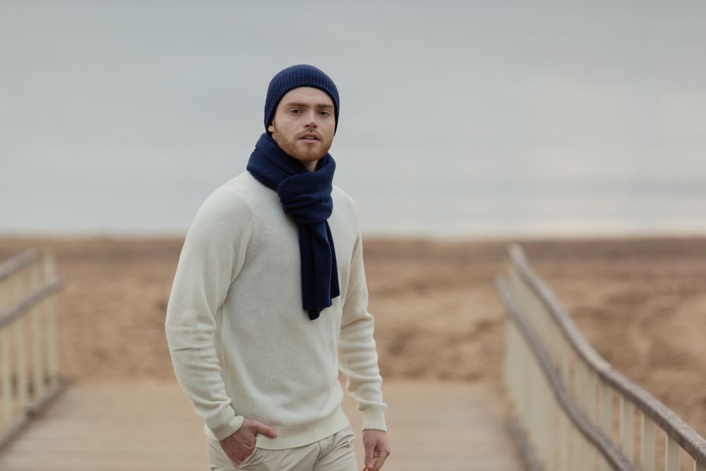 Шапка Cordelia, синяя арт.18002.40