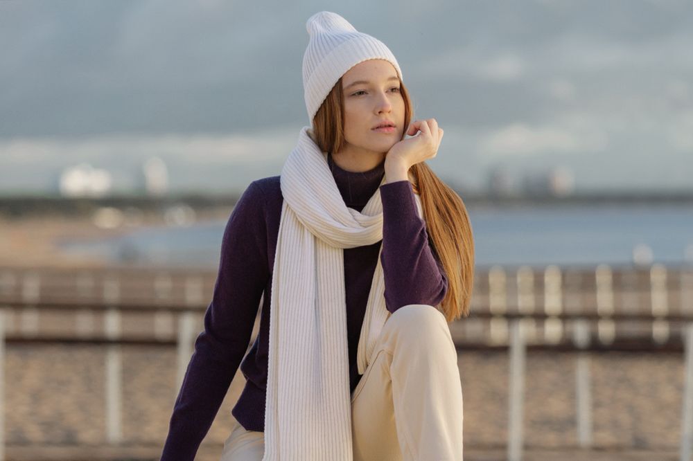 Шапка Alpine, белая арт.18003.60