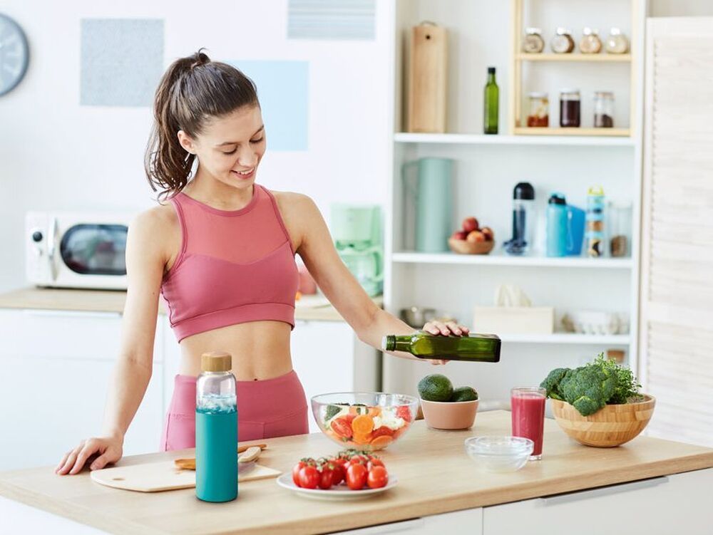 Бутылка для воды Dakar, прозрачная с бирюзовым арт.12675.40