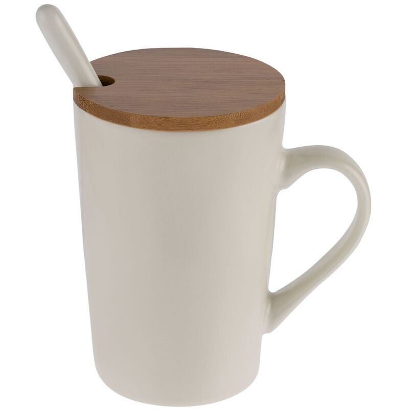 Кружка Parley с ложкой и бамбуковой крышкой арт.12844.60