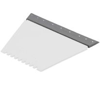 Скребок с водосгоном Snowie, белый арт.12775.60