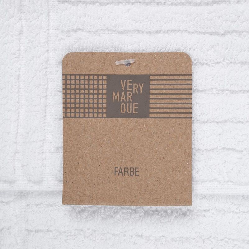 Полотенце Farbe, среднее, белое арт.20007.60