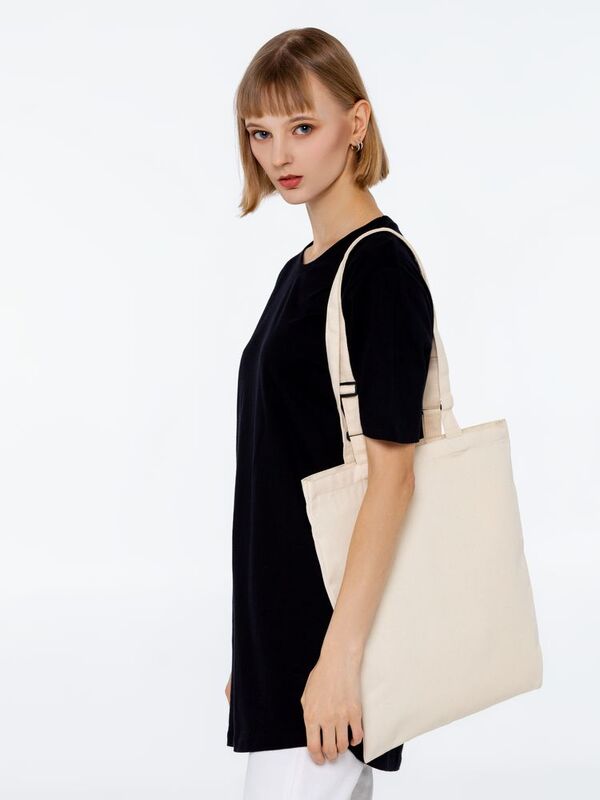 Сумка для покупок с регулируемыми ручками Leta, неокрашенная арт.12198.66