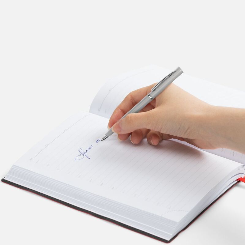 Ручка шариковая Euro Chrome, серая арт.4478.10