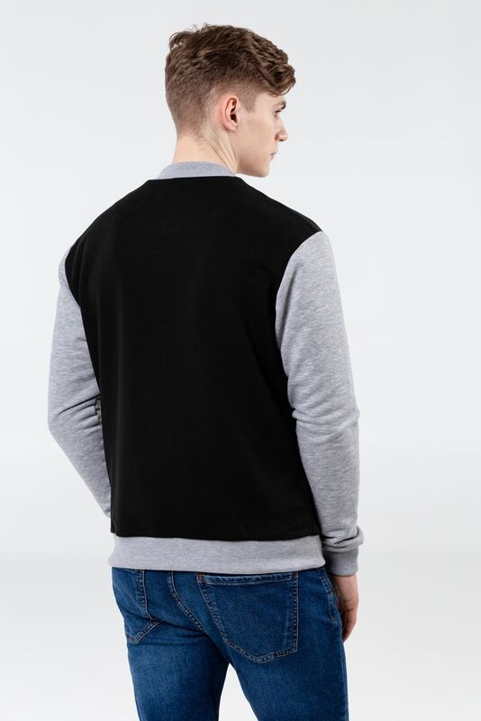 Бомбер College, темно-синий арт.11577.41