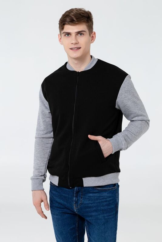 Бомбер College, ярко-синий арт.11577.44