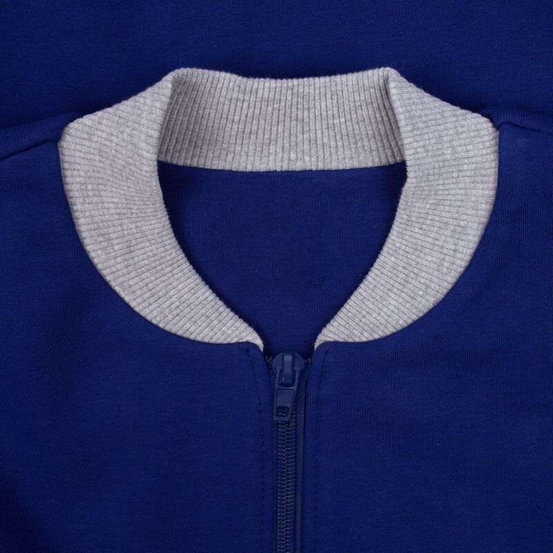 Бомбер College, ярко-синий арт.11577.44