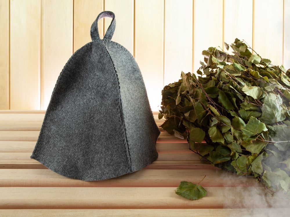 Банная шапка Heat Off, серая арт.7014.10