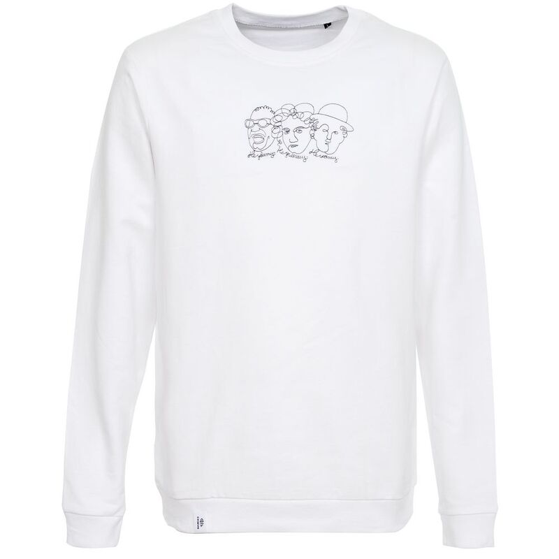 Свитшот &laquo;Три автора&raquo;, белый арт.71149.60