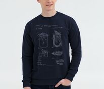 Свитшот Old Patents. Lighter, темно-синий арт.71162.40
