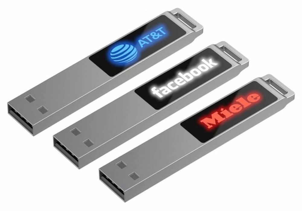 Флешка markBright с белой подсветкой, 16 Гб арт.21022.66