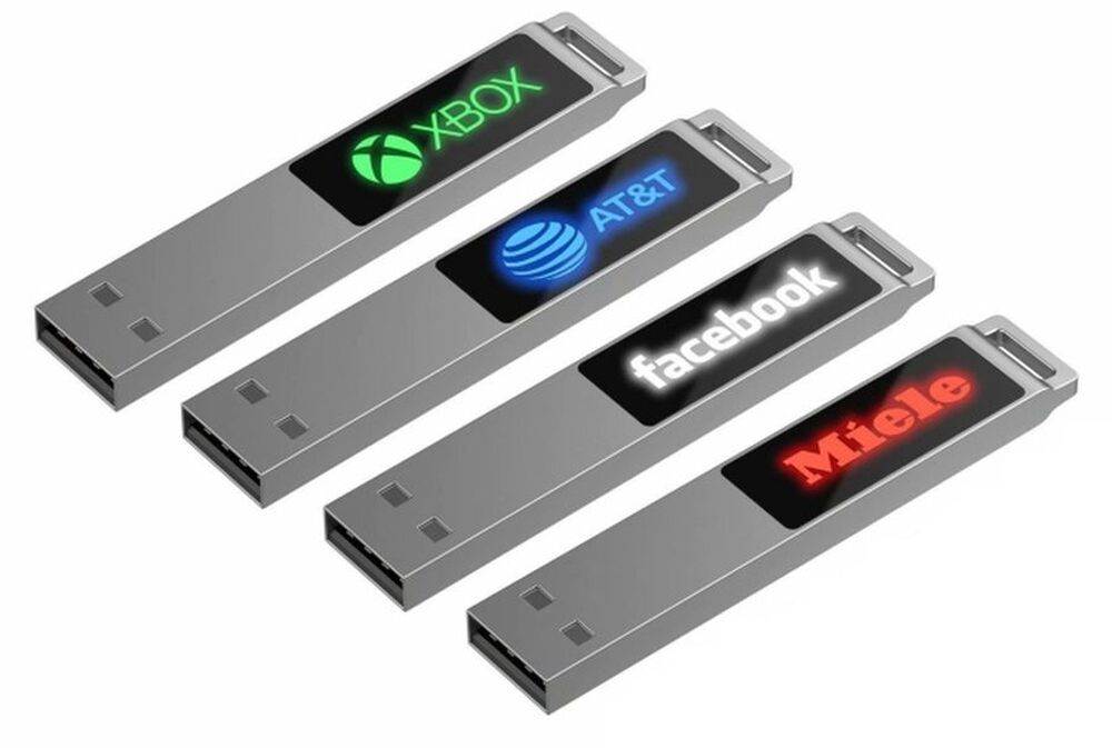 Флешка markBright с зеленой подсветкой, 16 Гб арт.21022.96