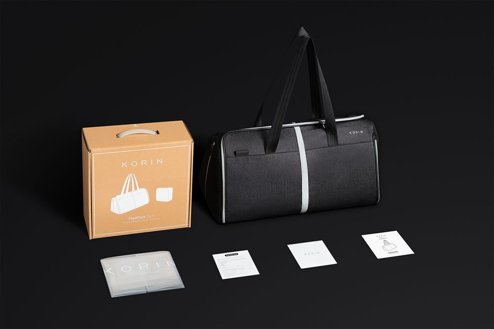 Спортивная сумка FlexPack Gym, темно-серая арт.12961.11