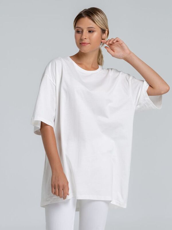 Футболка оверсайз &laquo;Чистая соль&raquo;, молочно-белая арт.71170.61