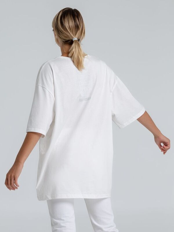 Футболка оверсайз &laquo;Чистая соль&raquo;, молочно-белая арт.71170.61