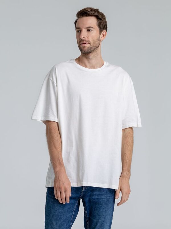 Футболка оверсайз &laquo;Чистая соль&raquo;, молочно-белая арт.71170.61