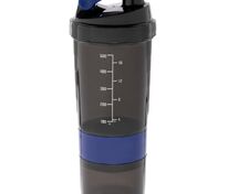 Спортивный шейкер с контейнером Tonus, черно-синий арт.17053.34