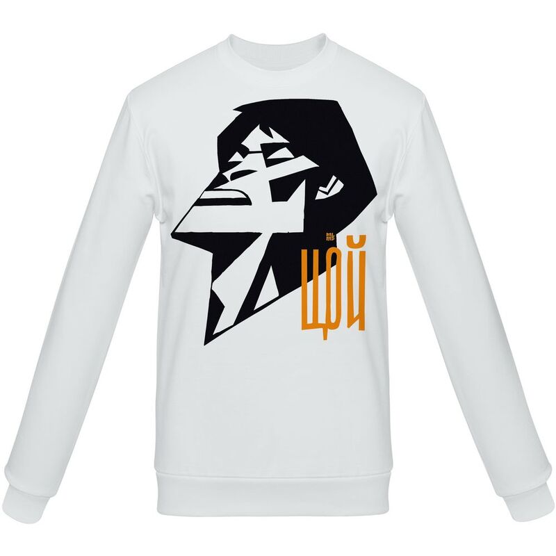 Свитшот &laquo;Меламед. Виктор Цой&raquo;, белый арт.71174.60