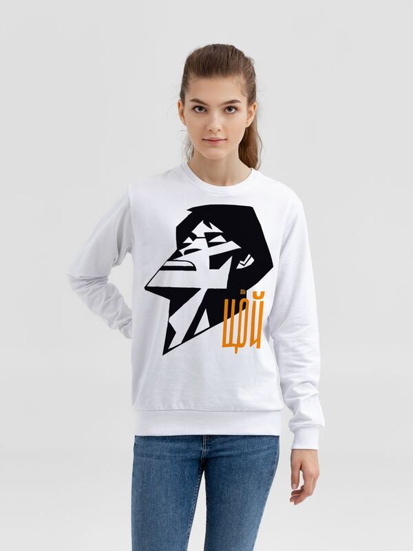 Свитшот &laquo;Меламед. Виктор Цой&raquo;, белый арт.71174.60