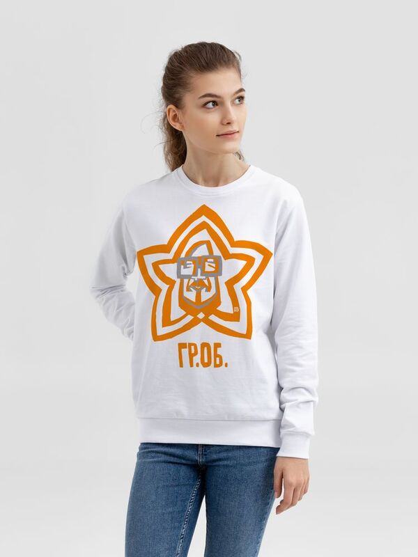 Свитшот &laquo;Меламед. Егор Летов&raquo;, белый арт.71175.60