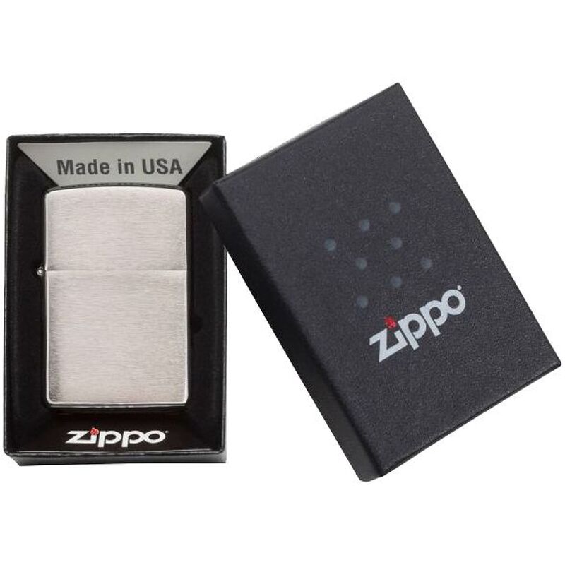 Зажигалка Zippo Armor Brushed, матовая серебристая арт.12971.11