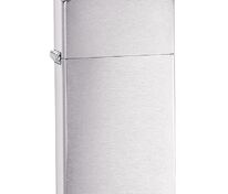 Зажигалка Zippo Slim Brushed, матовая серебристая арт.12974.11