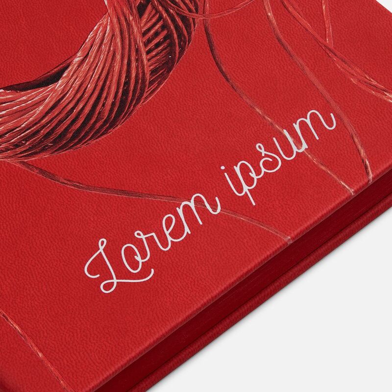 Ежедневник Cortado, недатированный, красный арт.17887.50