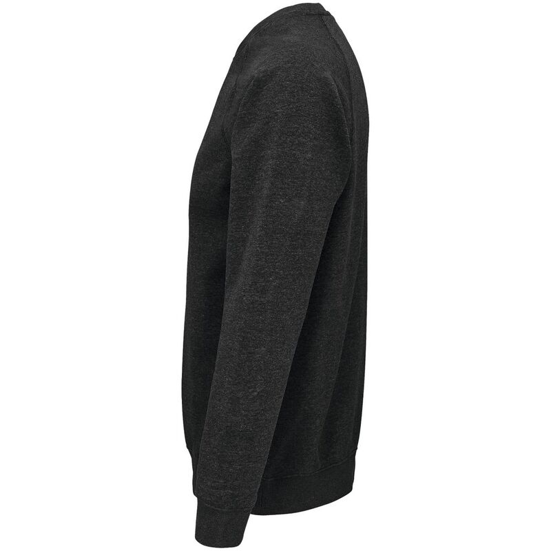 Свитшот унисекс Space, черный меланж арт.03567348