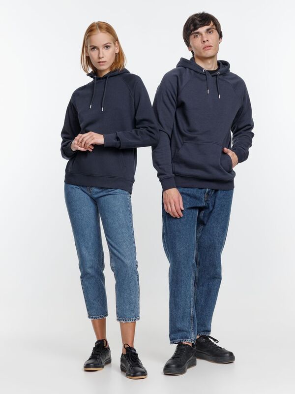 Толстовка унисекс Stellar, темно-синяя арт.03568319