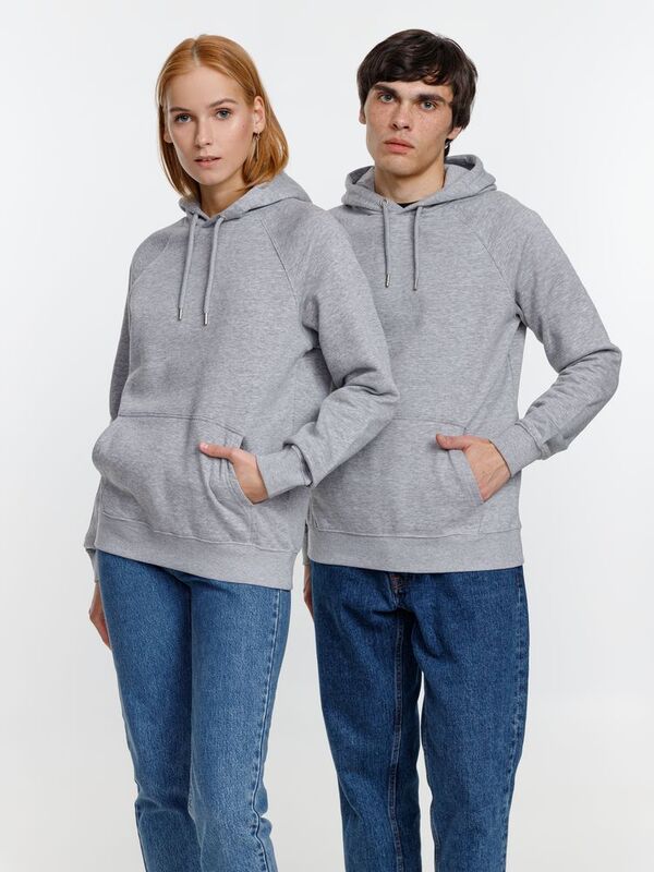 Толстовка унисекс Stellar, серый меланж арт.03568360