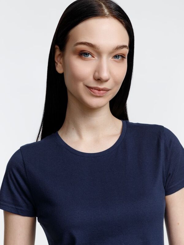 Футболка женская Pioneer Women, темно-синяя арт.03579319