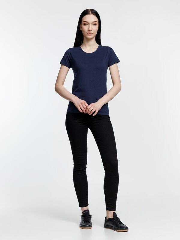 Футболка женская Pioneer Women, темно-синяя арт.03579319