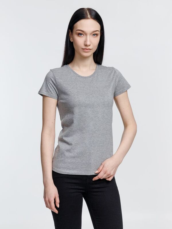 Футболка женская Pioneer Women, серый меланж арт.03579350