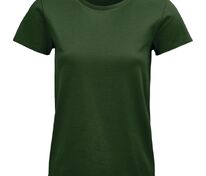 Футболка женская Pioneer Women, темно-зеленая арт.03579264